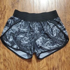 Champion Black and Gray Athletic Shorts with Reflective Finish